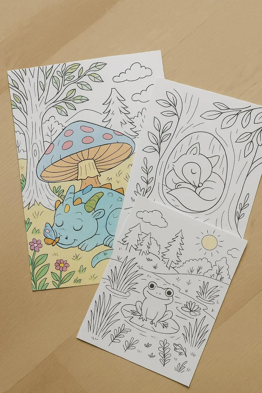 Calm Scenes, Calm Minds – A Colouring Book by SEN&Zen