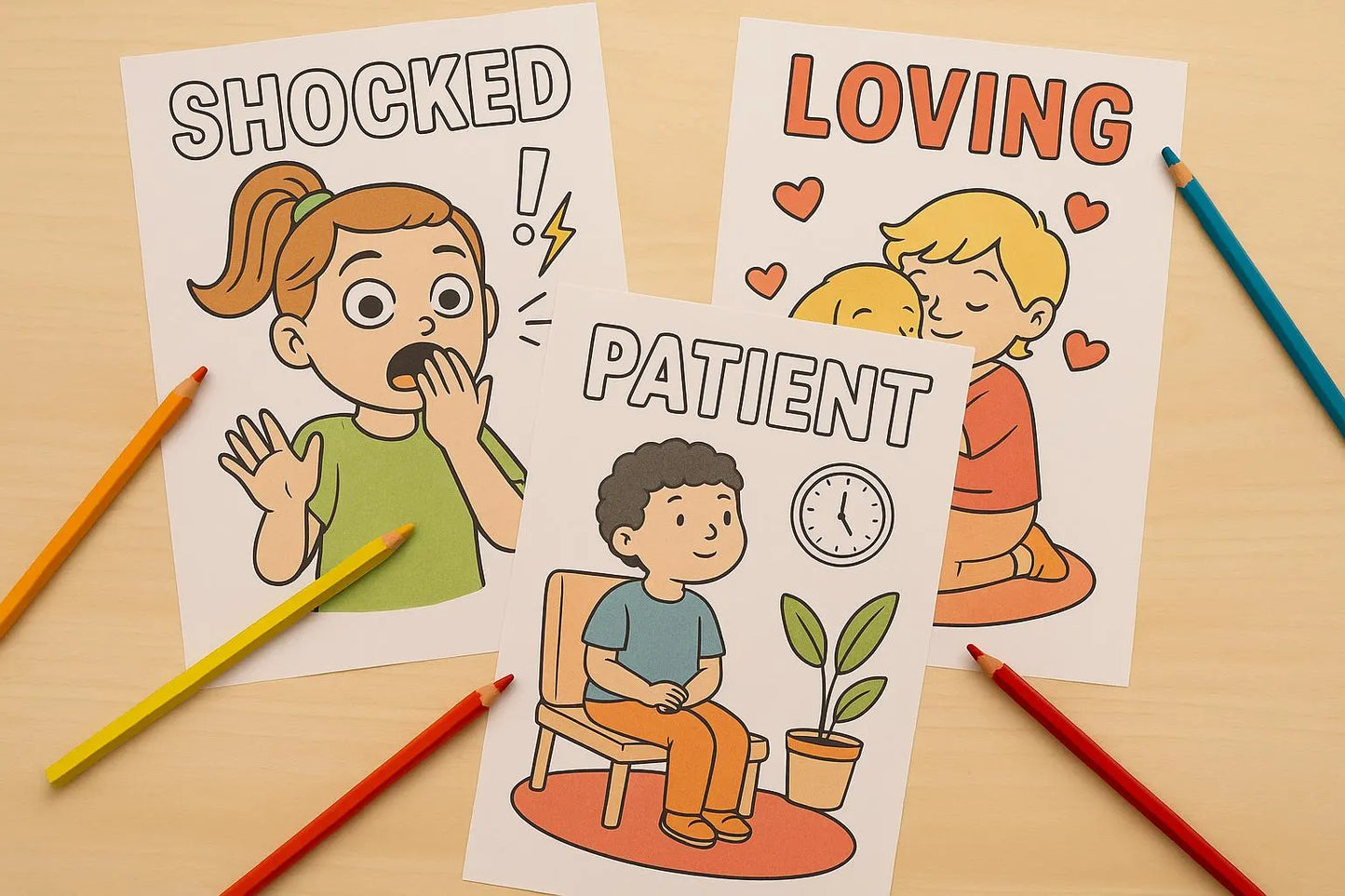 Big Feelings, Bold Lines - Colouring Book